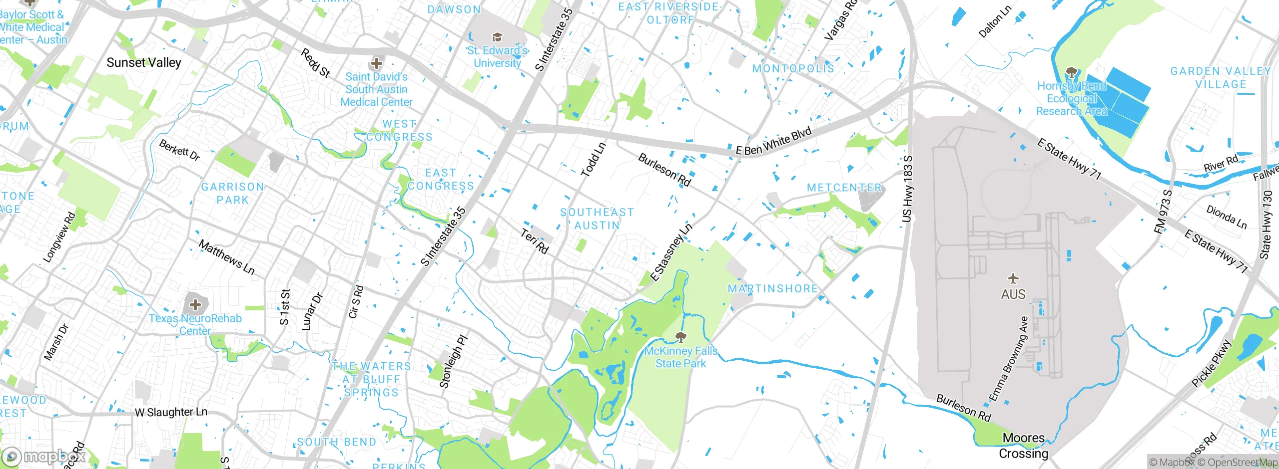 Map showing approximate location