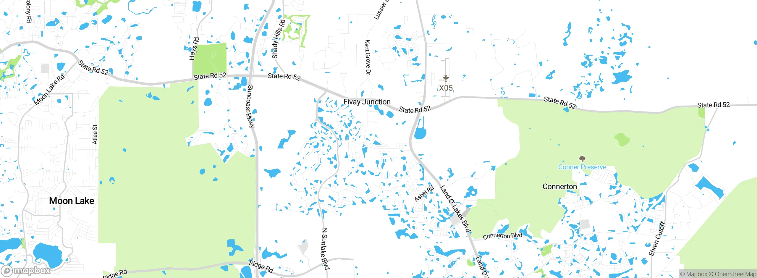 Map showing approximate location