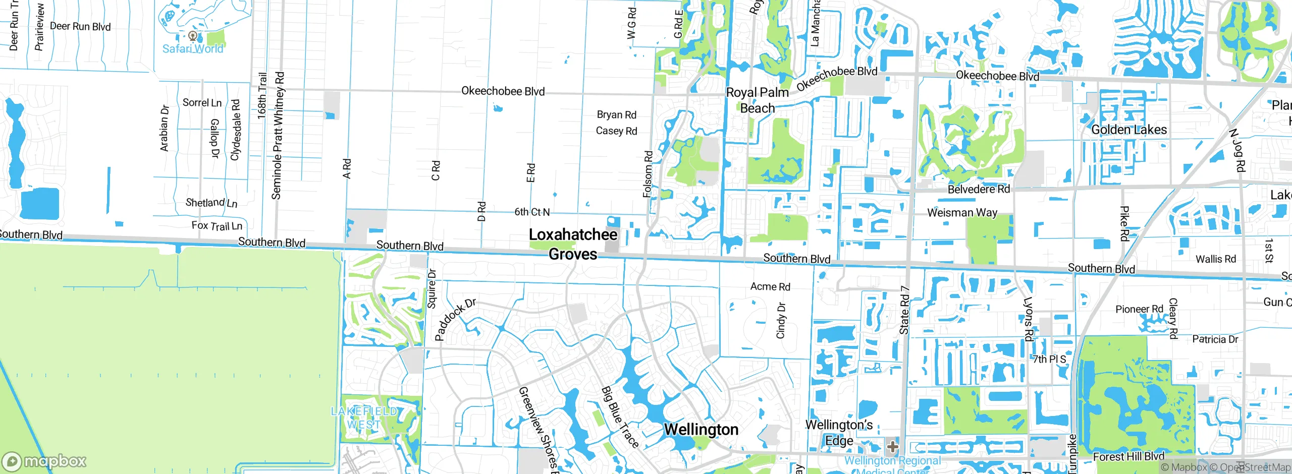 Map showing approximate location