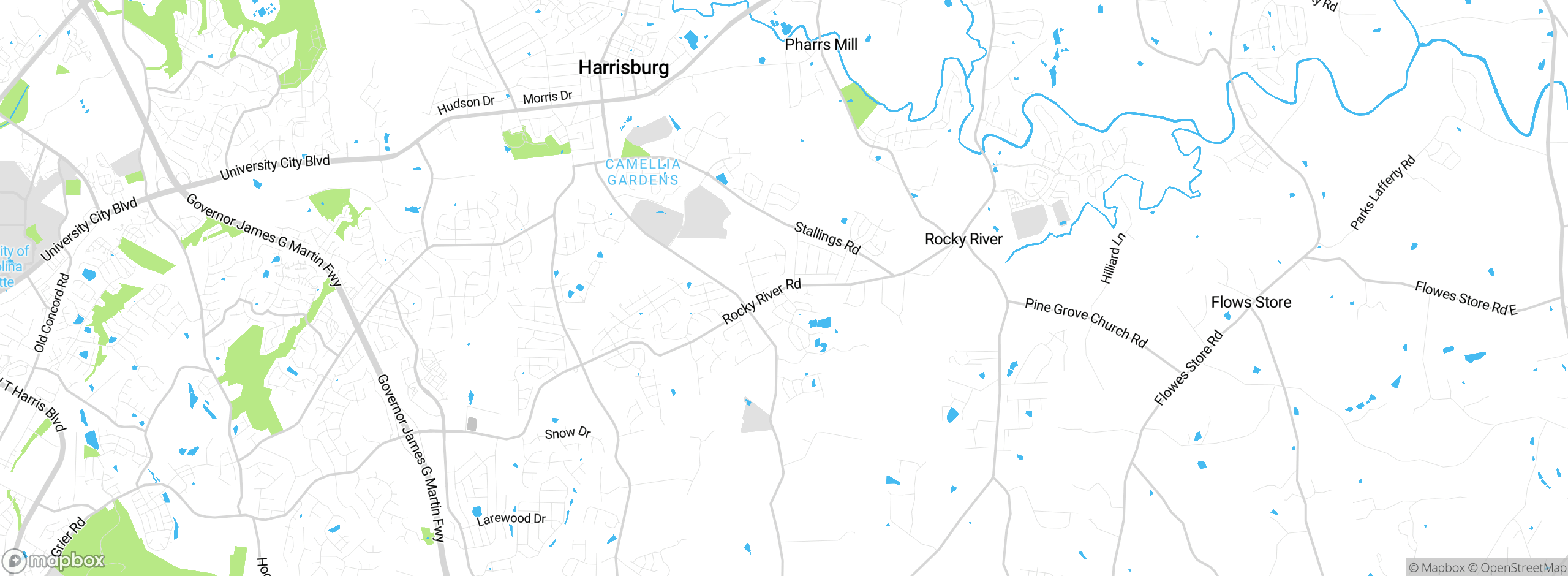 Map showing approximate location
