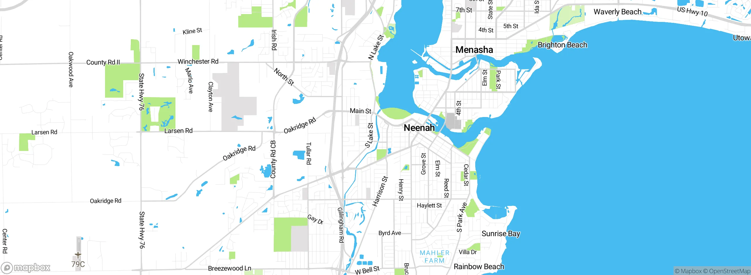Map showing approximate location