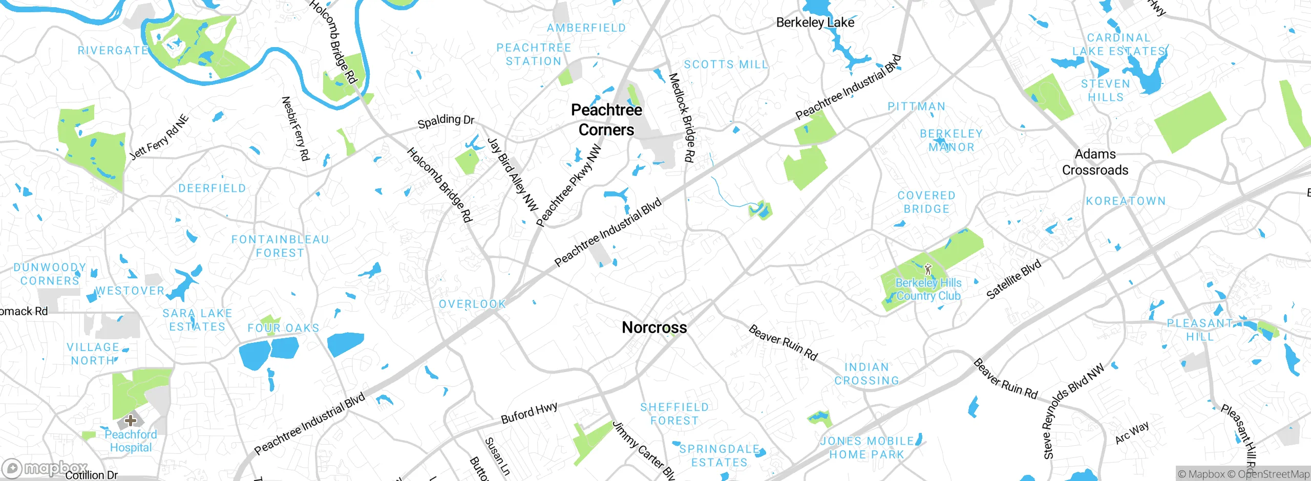 Map showing approximate location