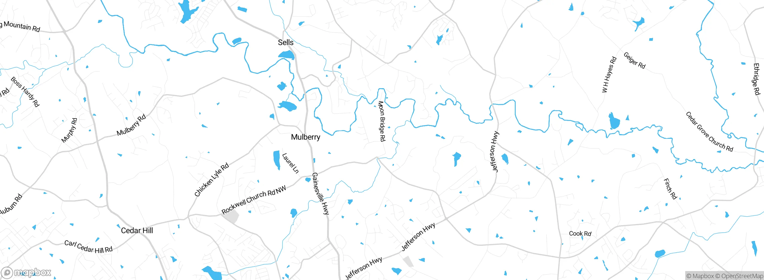 Map showing approximate location