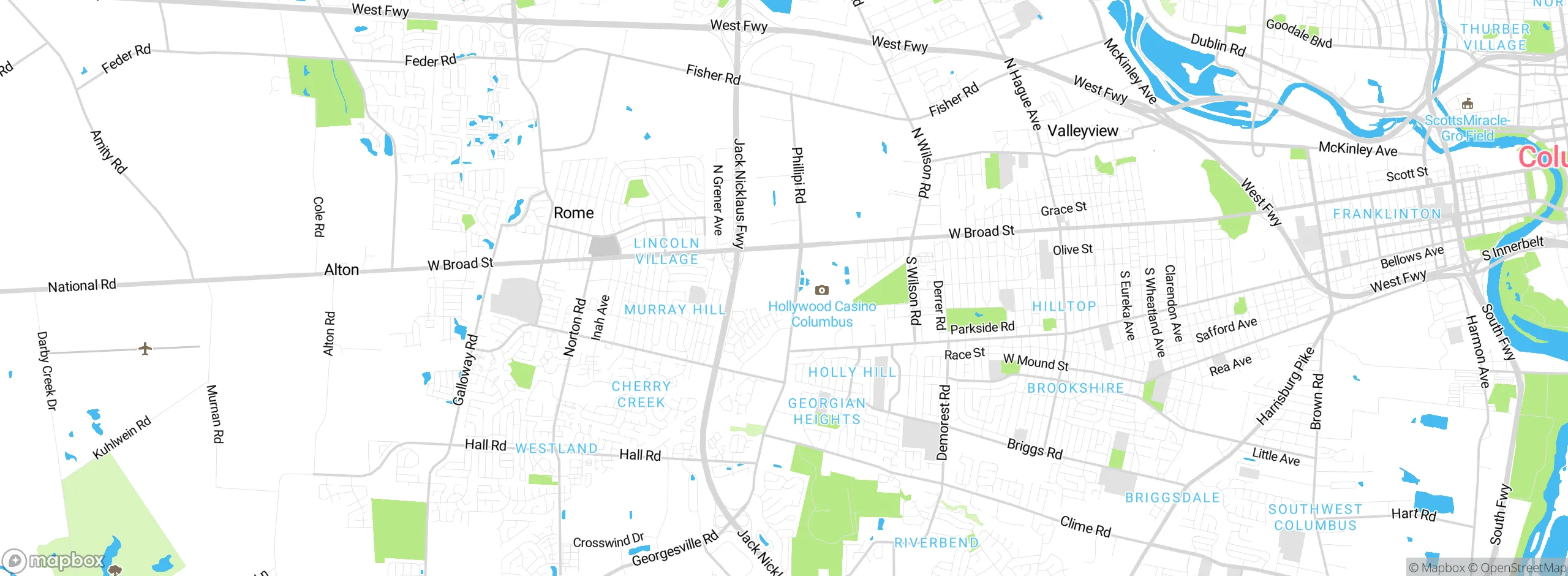 Map showing approximate location