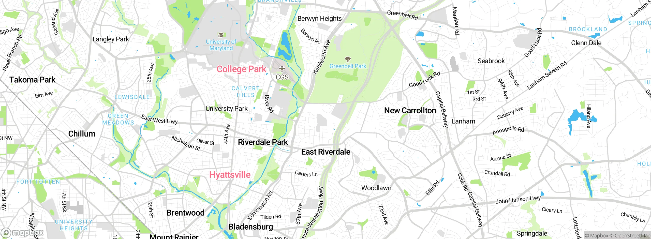 Map showing approximate location