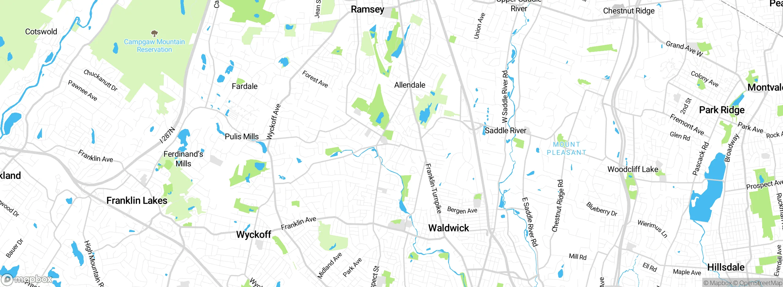 Map showing approximate location