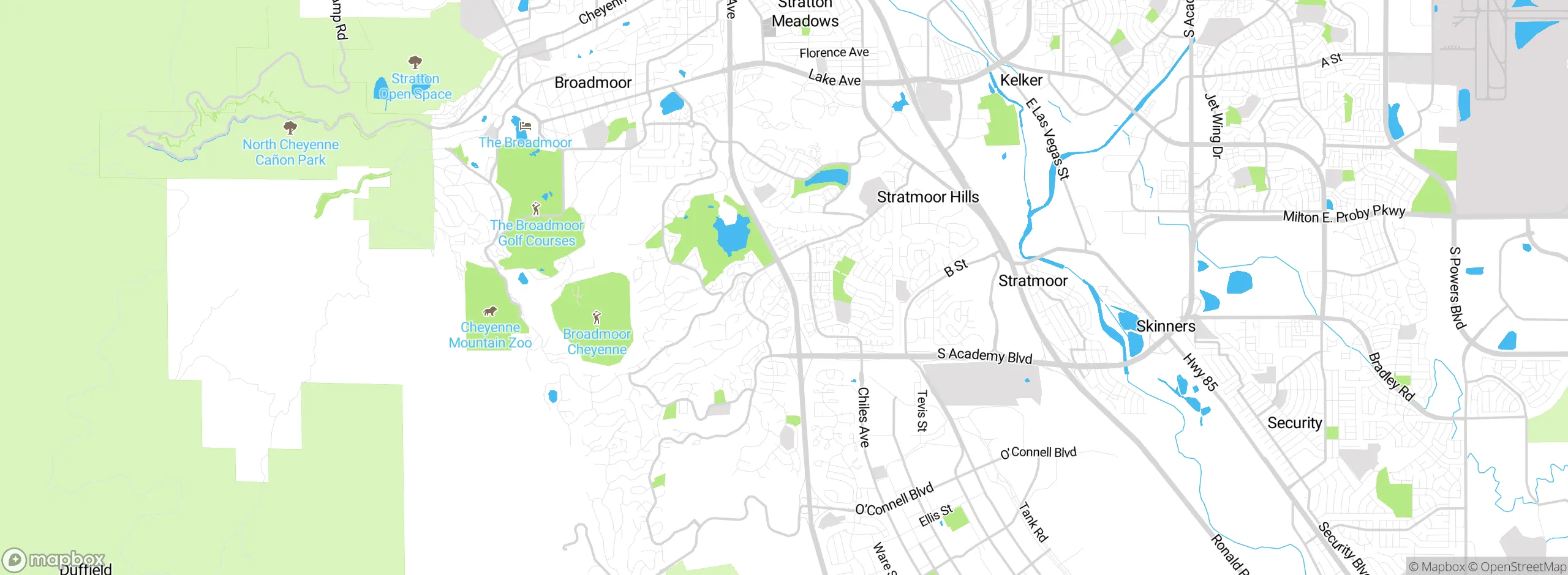 Map showing approximate location
