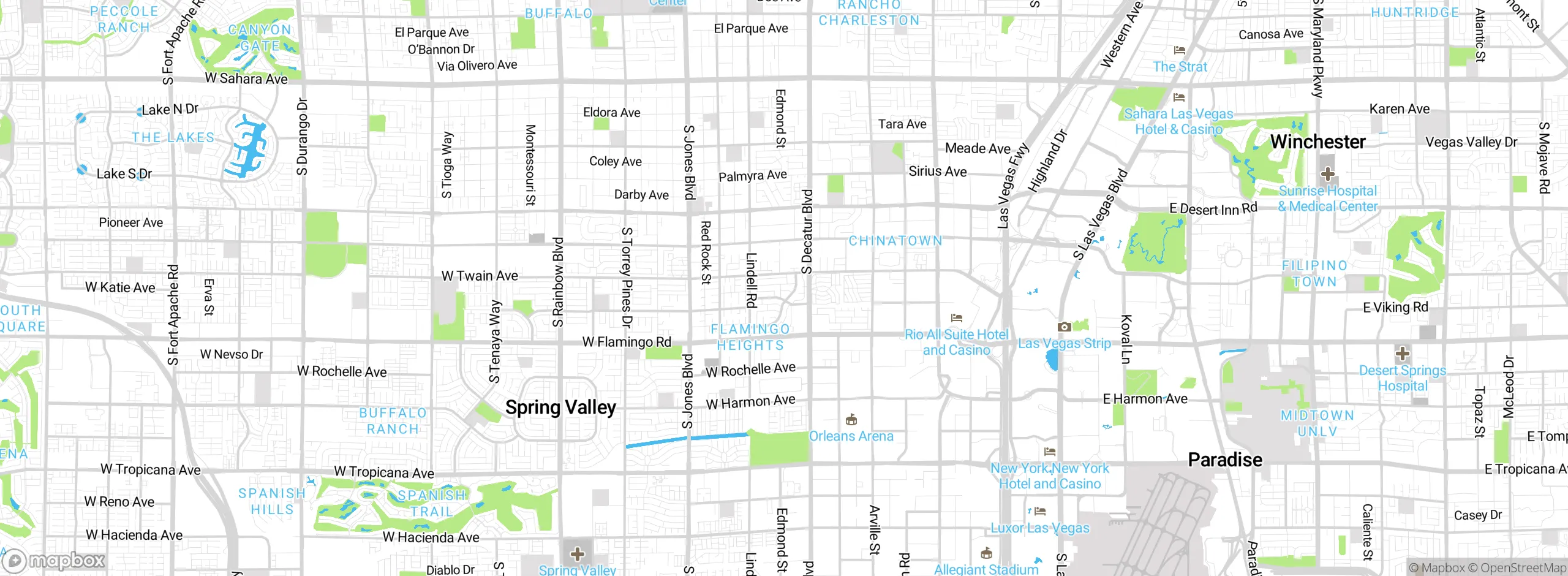 Map showing approximate location