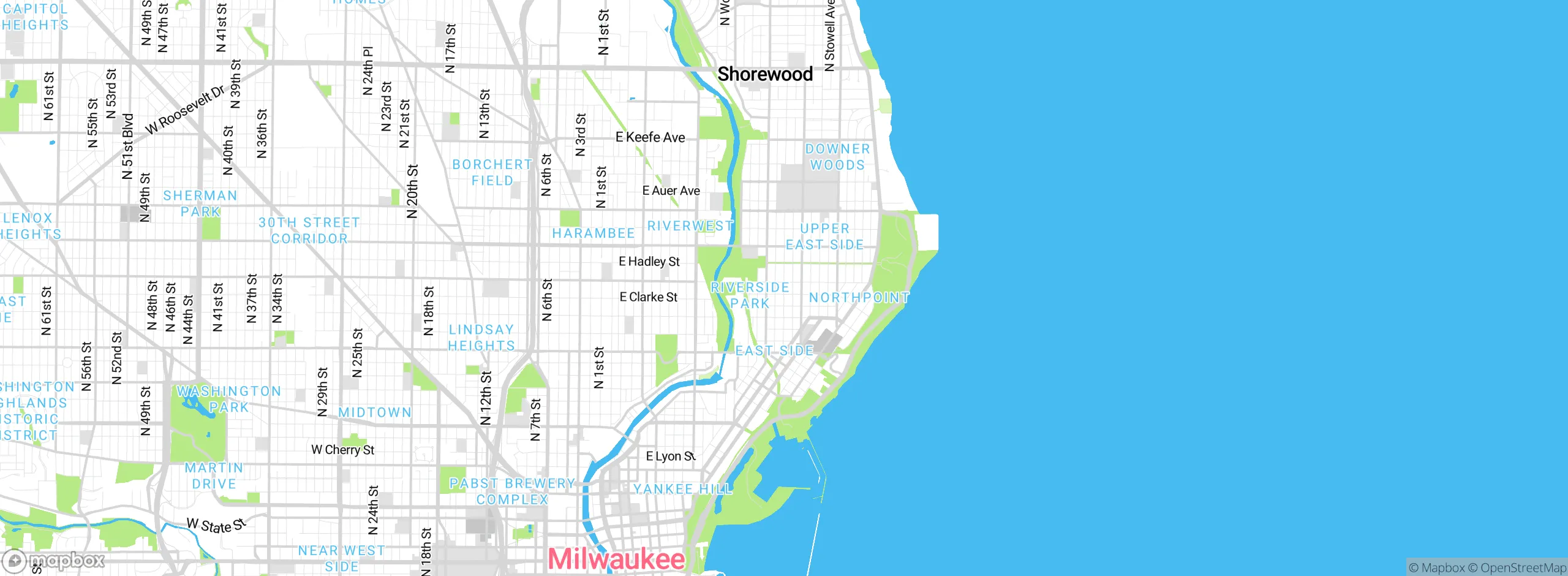 Map showing approximate location