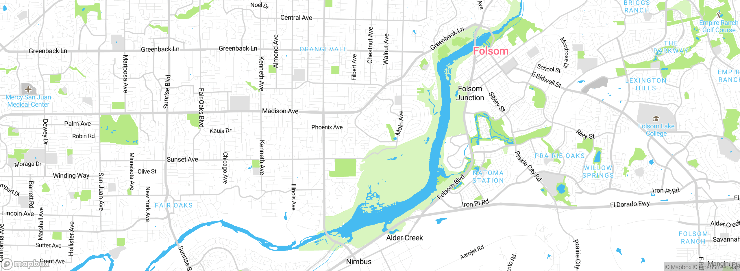 Map showing approximate location