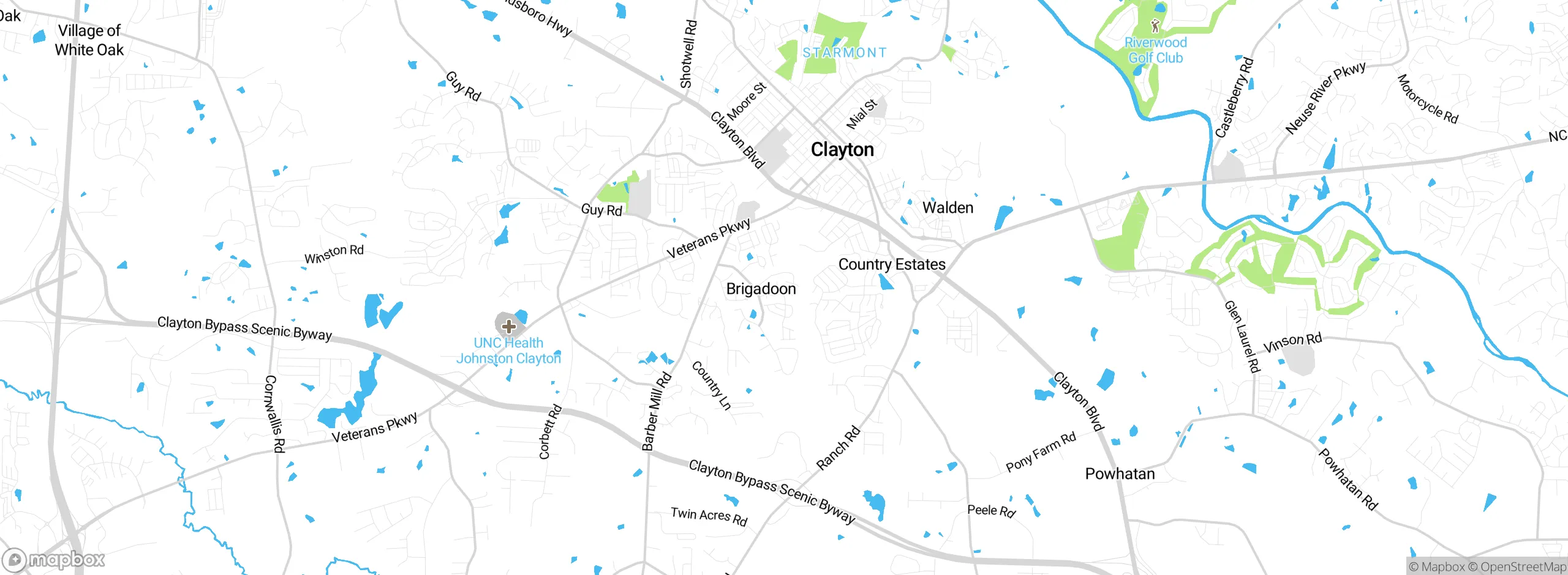 Map showing approximate location