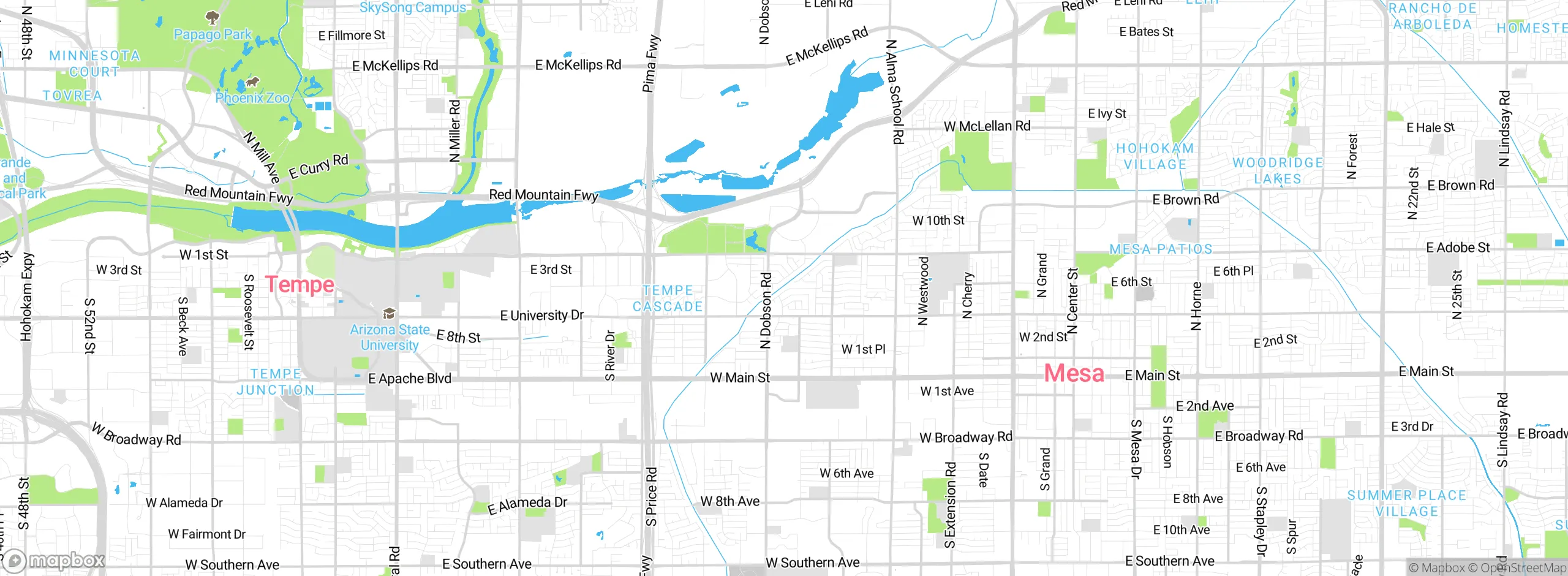Map showing approximate location