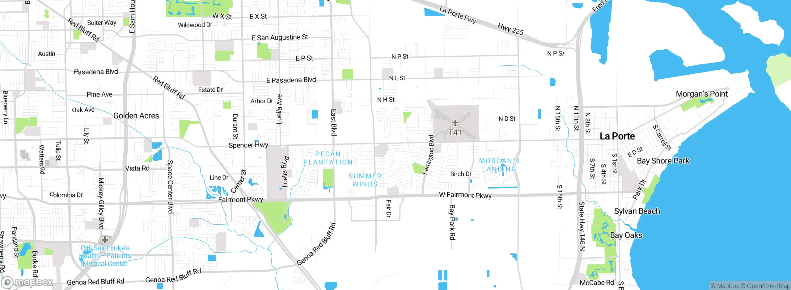 Map showing approximate location