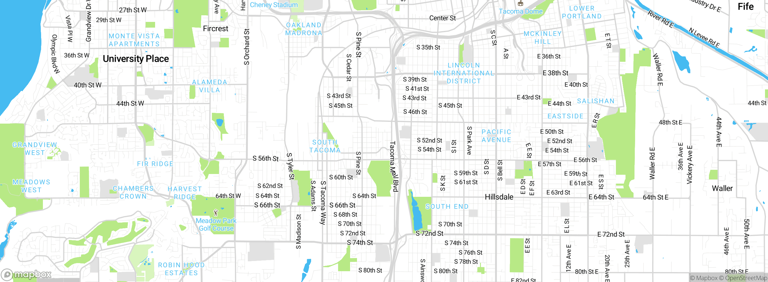 Map showing approximate location