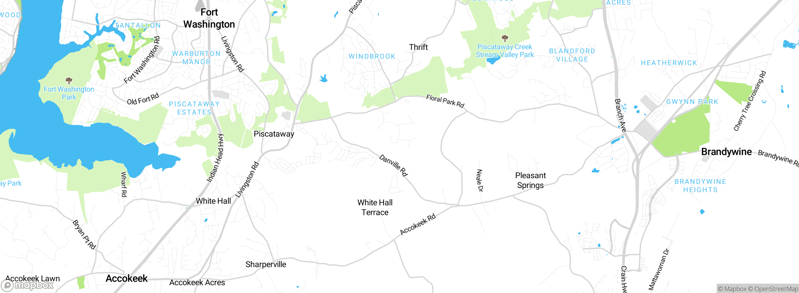 Map showing approximate location