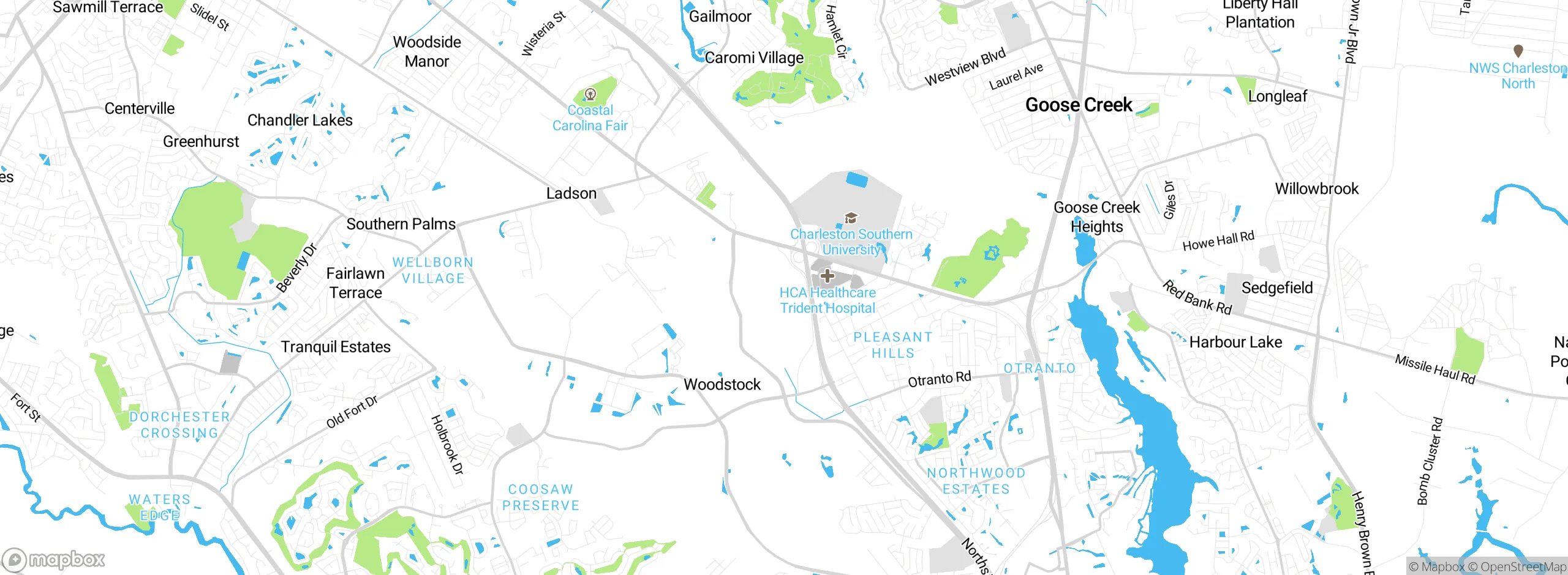 Map showing approximate location