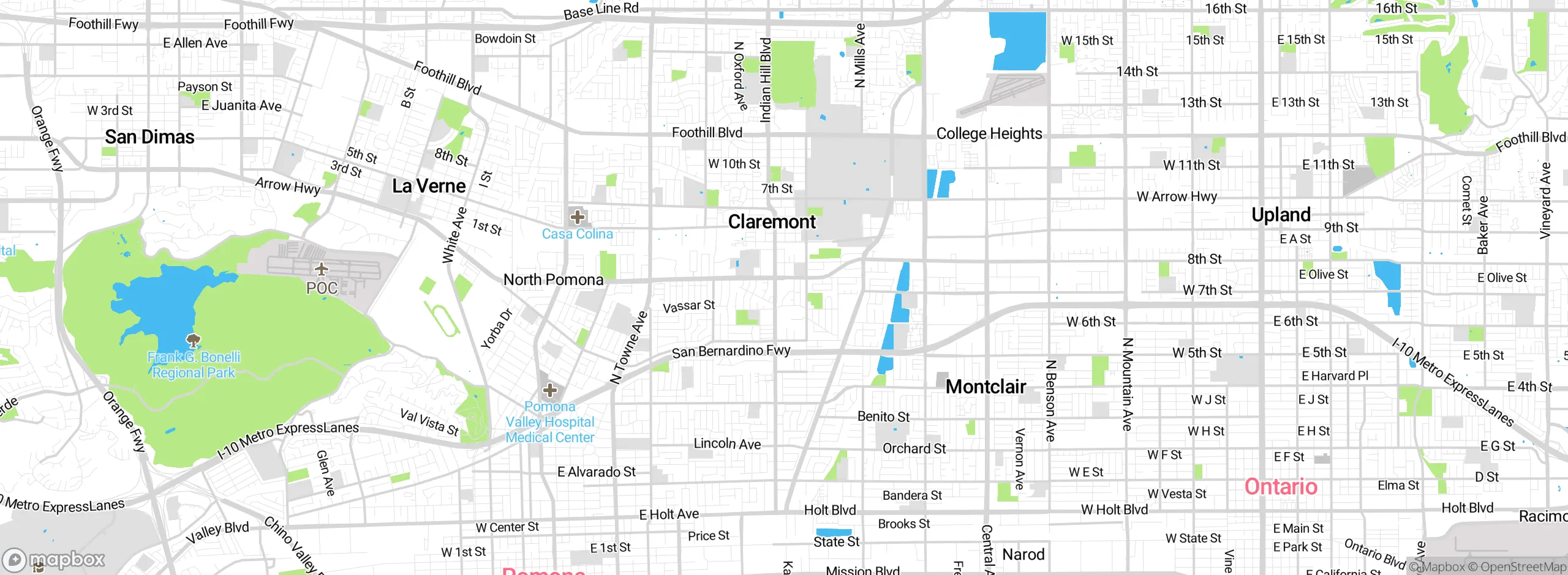 Map showing approximate location