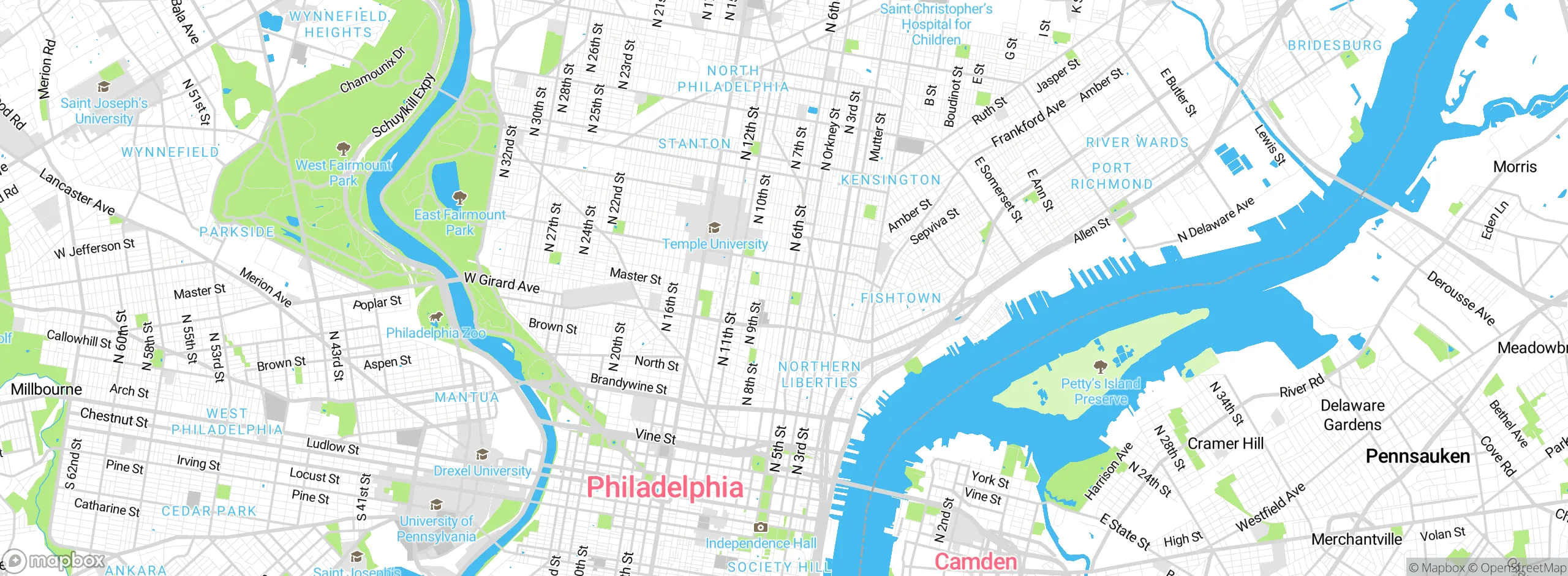 Map showing approximate location