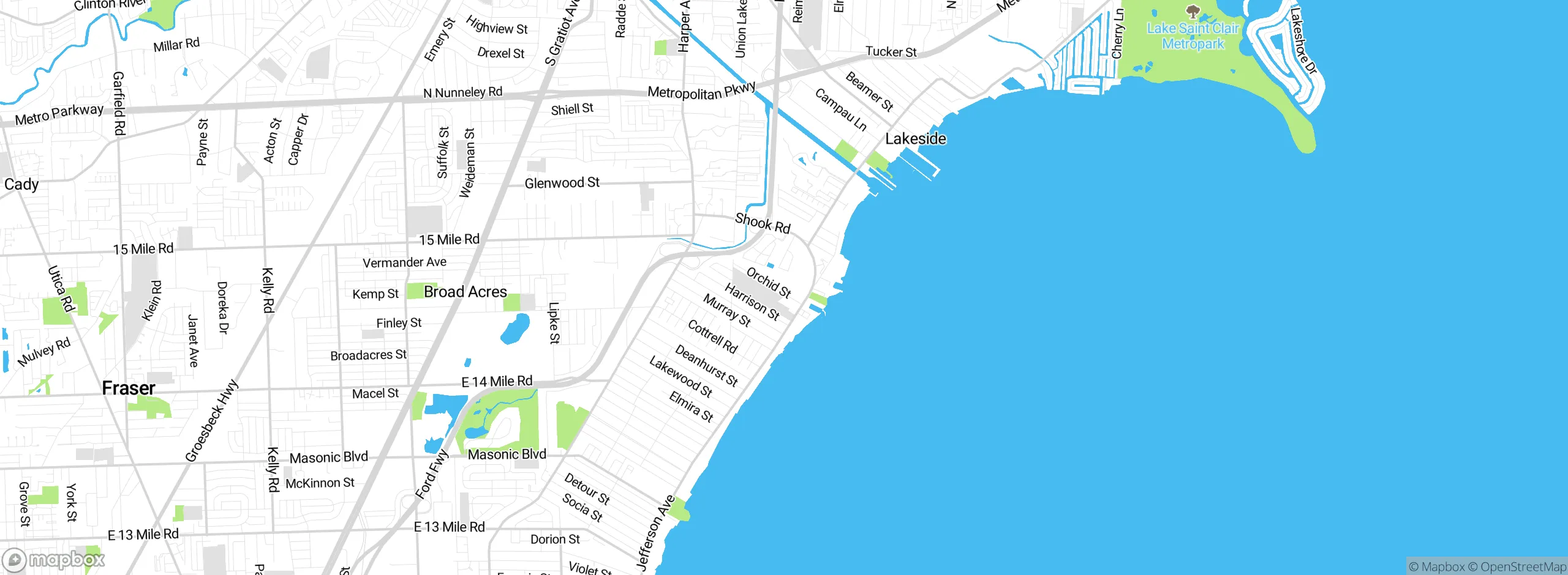 Map showing approximate location