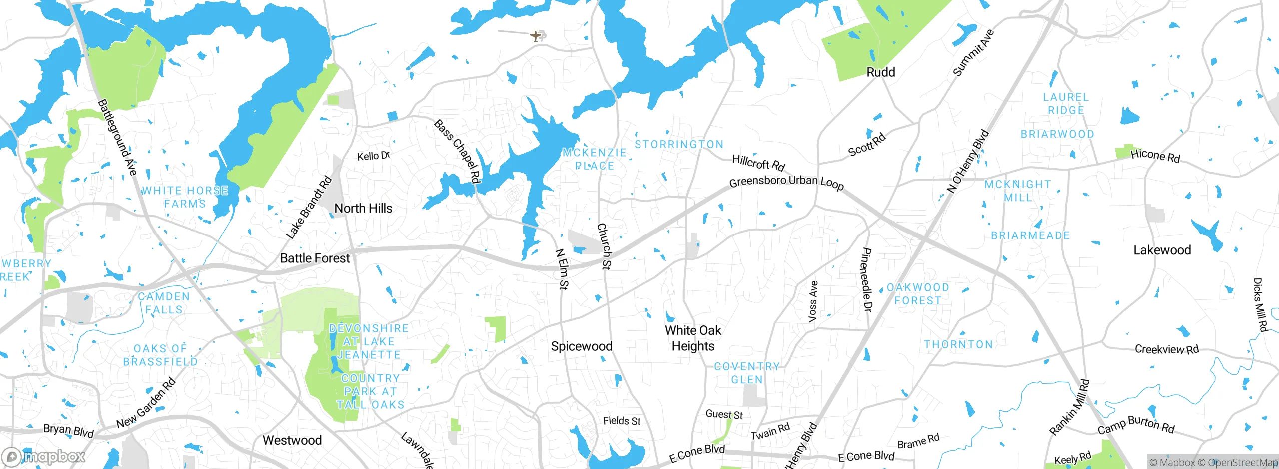 Map showing approximate location