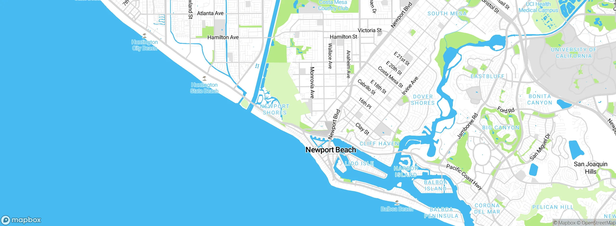 Map showing approximate location