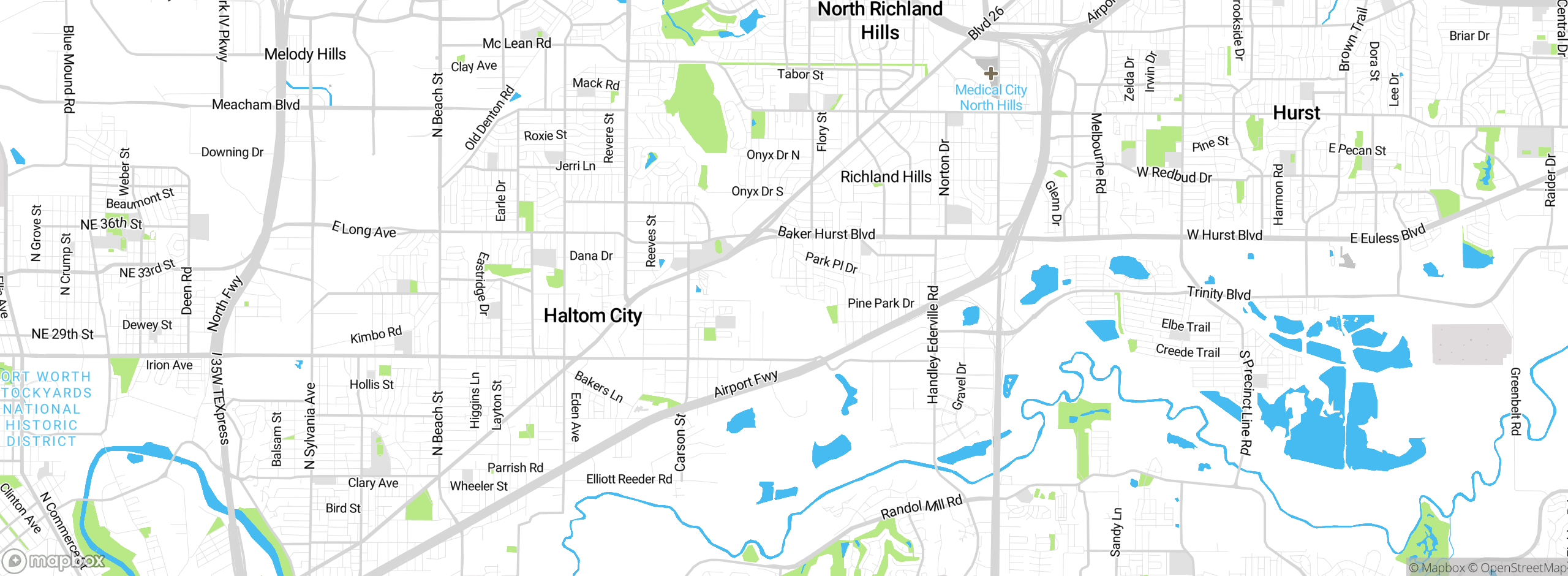 Map showing approximate location