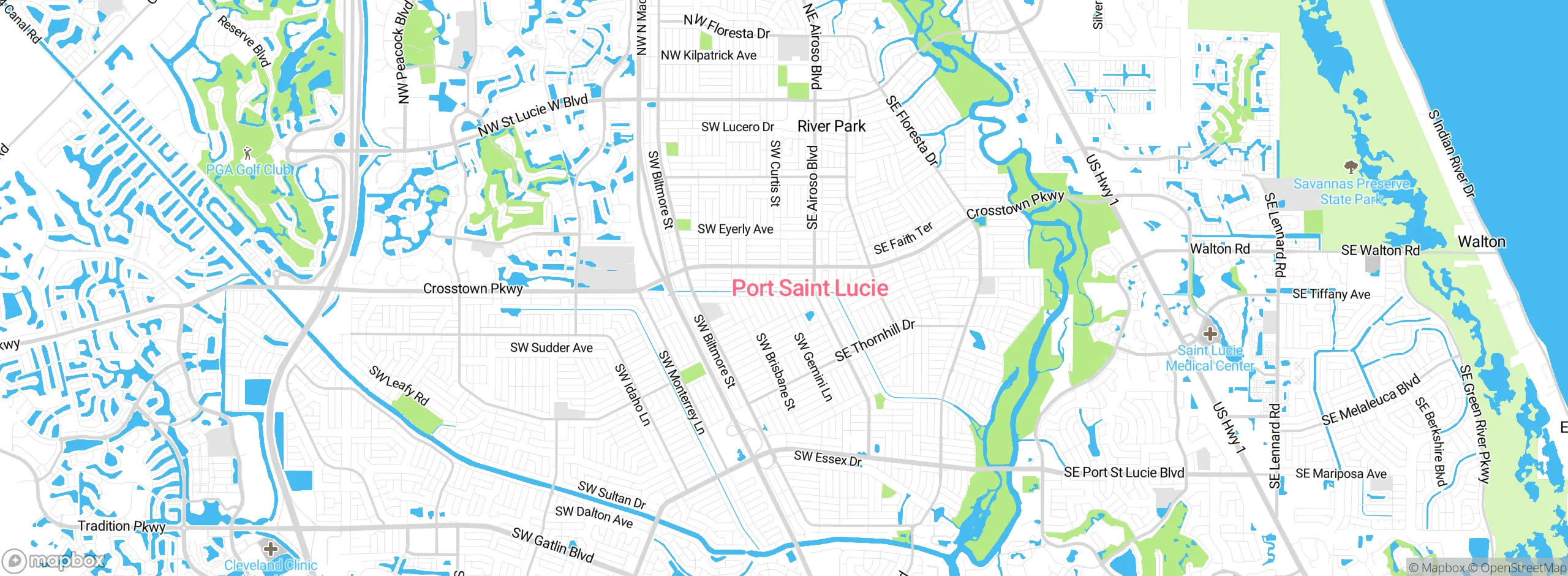 Map showing approximate location