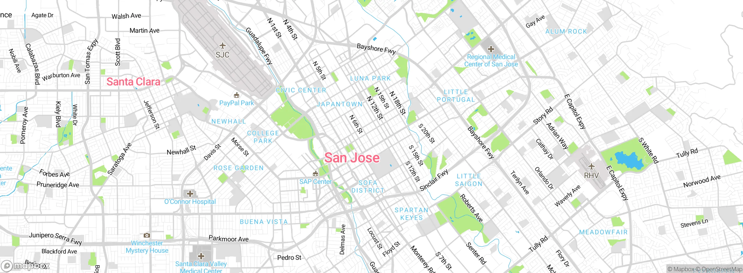 Map showing approximate location