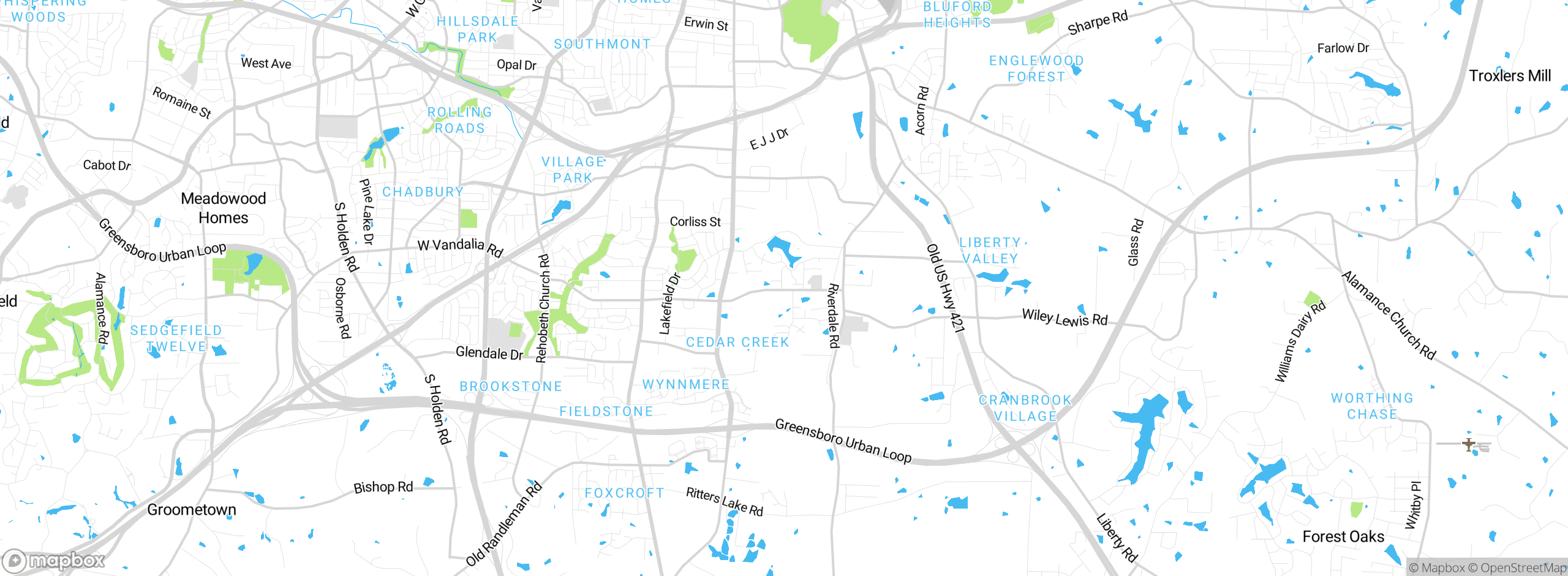 Map showing approximate location