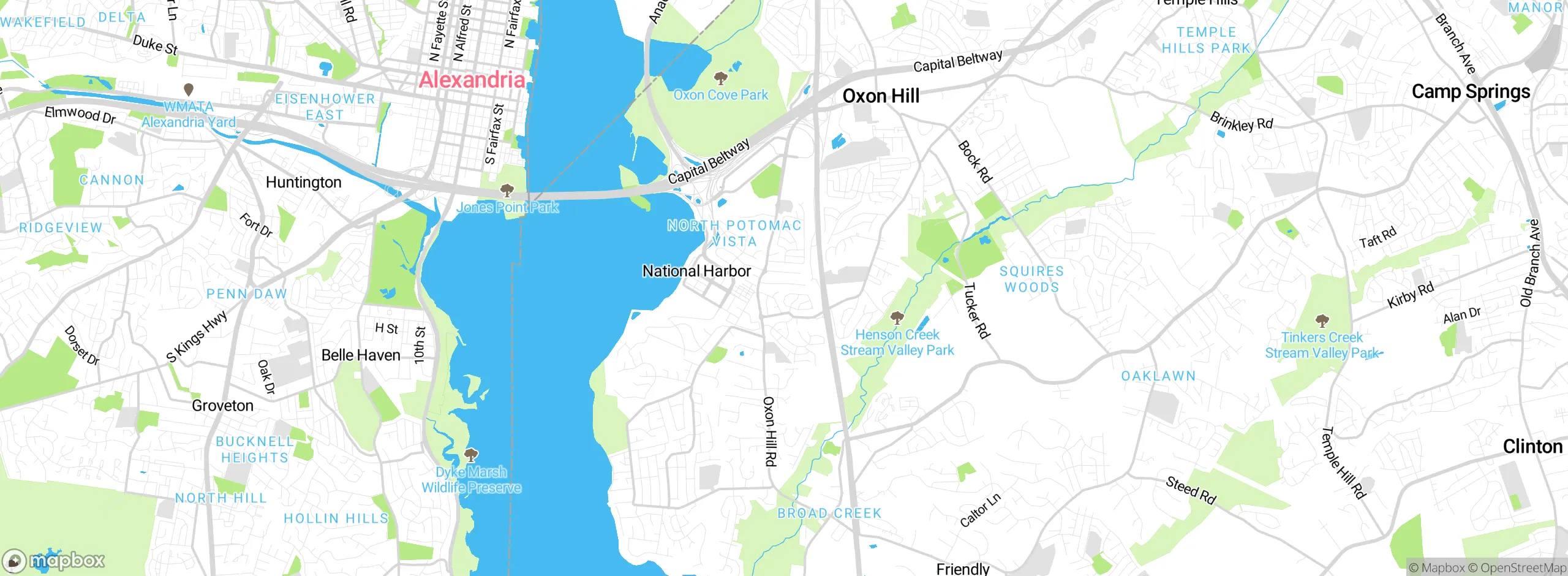 Map showing approximate location