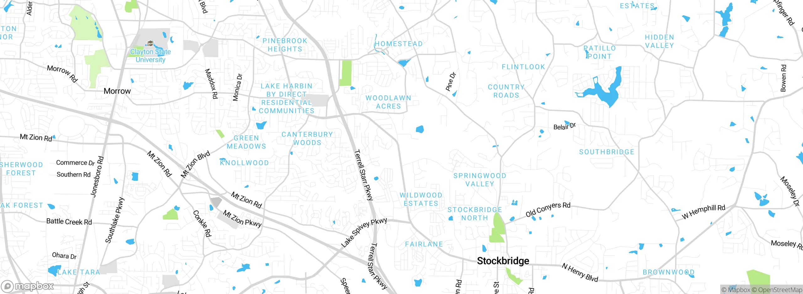 Map showing approximate location