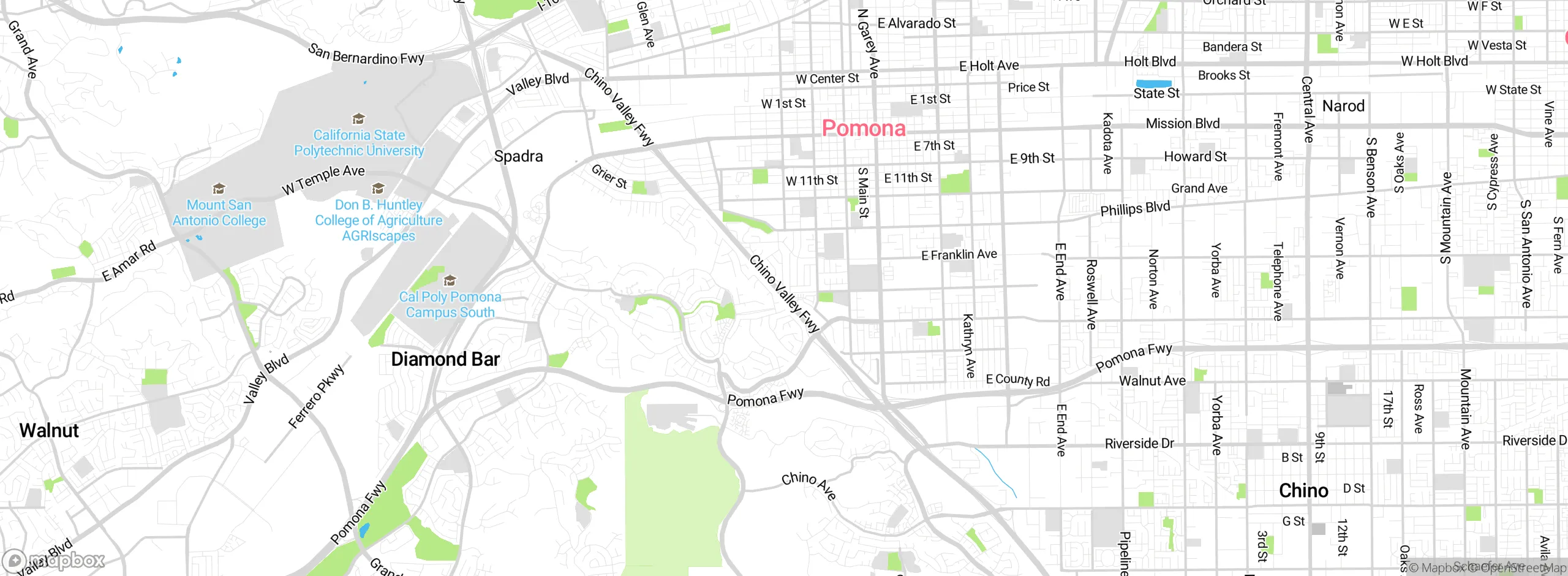 Map showing approximate location