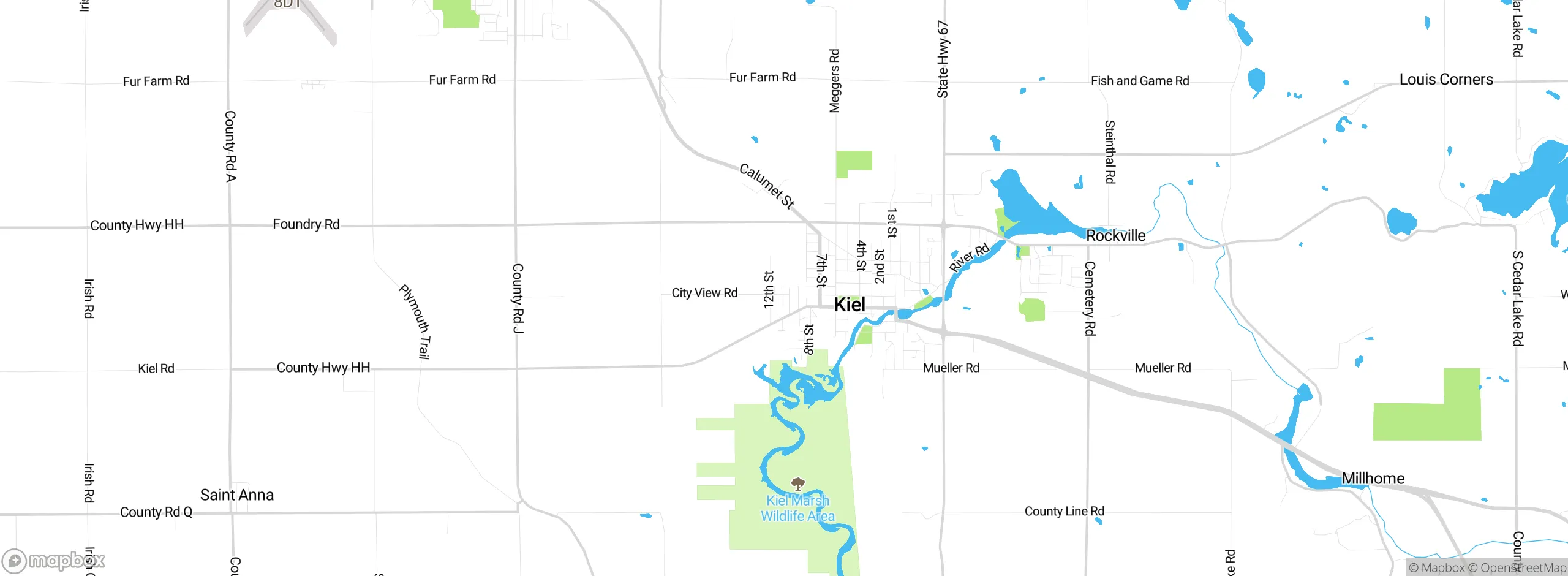 Map showing approximate location