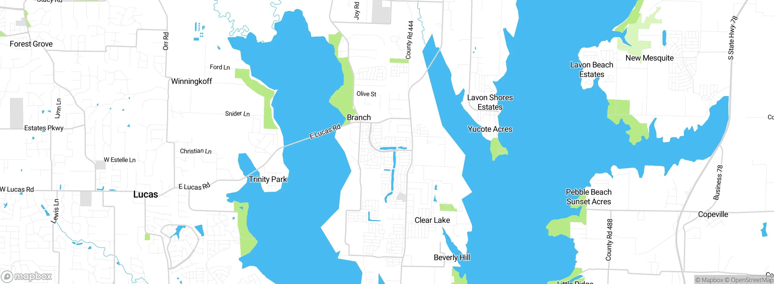 Map showing approximate location
