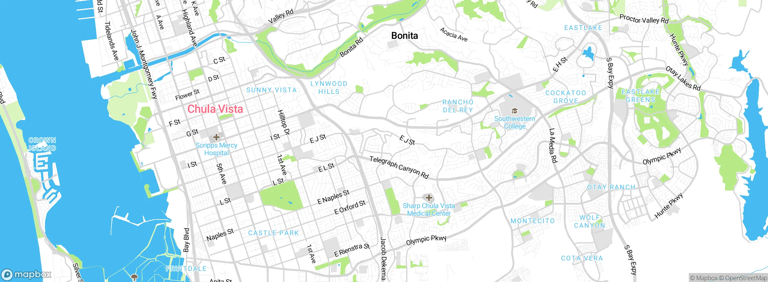 Map showing approximate location