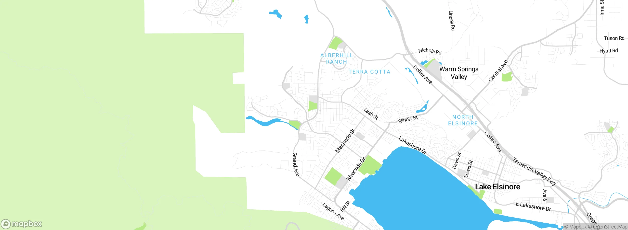 Map showing approximate location
