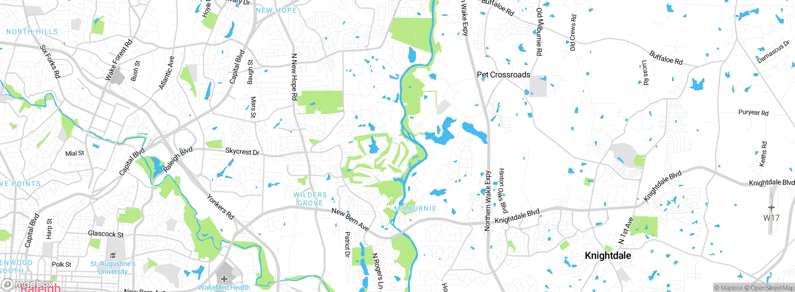 Map showing approximate location