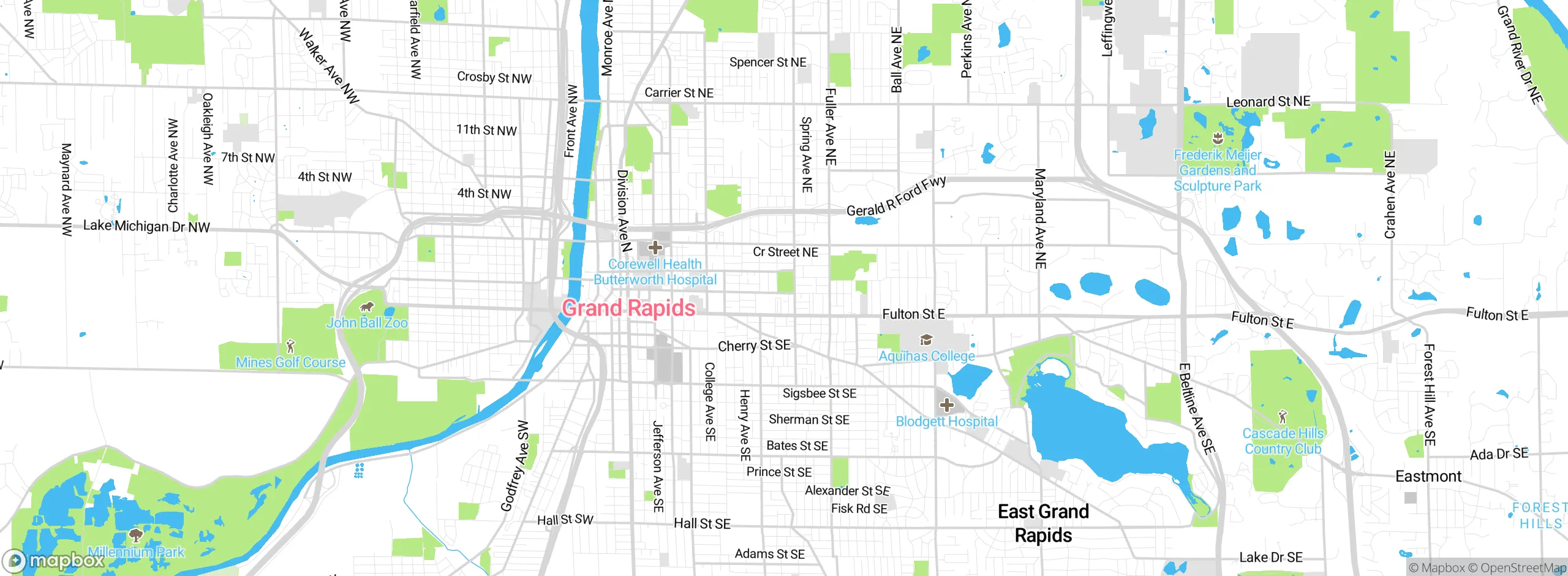 Map showing approximate location