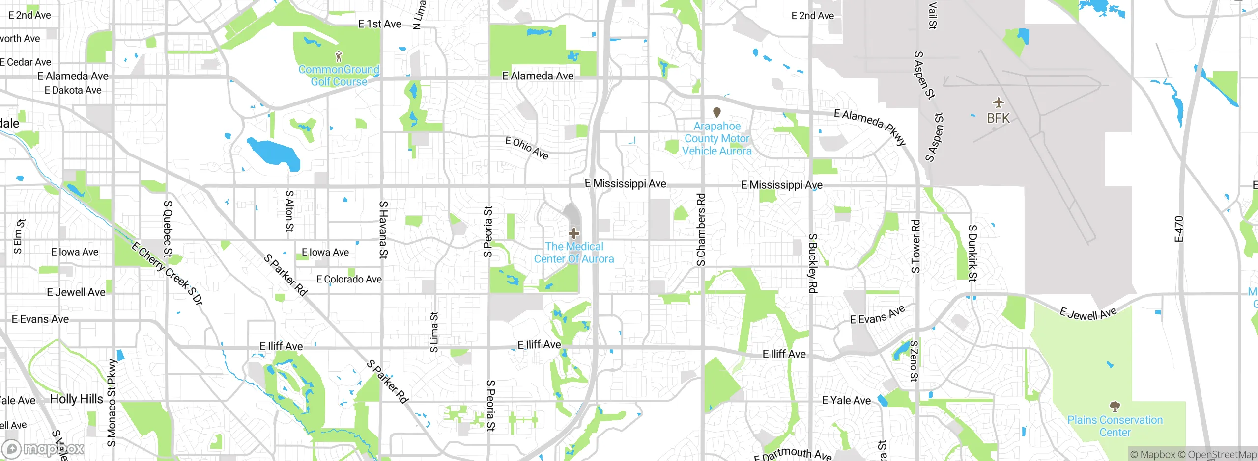 Map showing approximate location