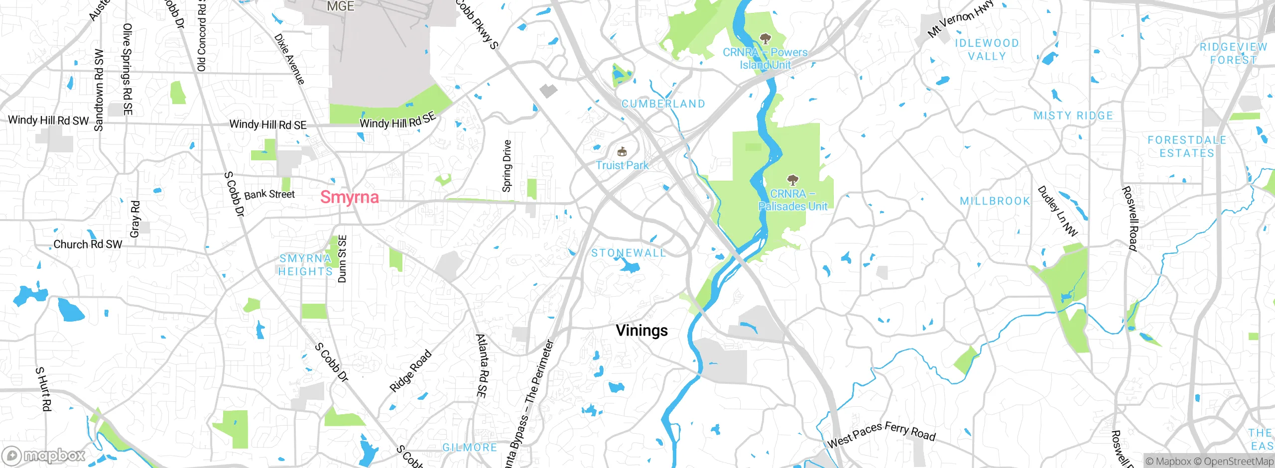 Map showing approximate location