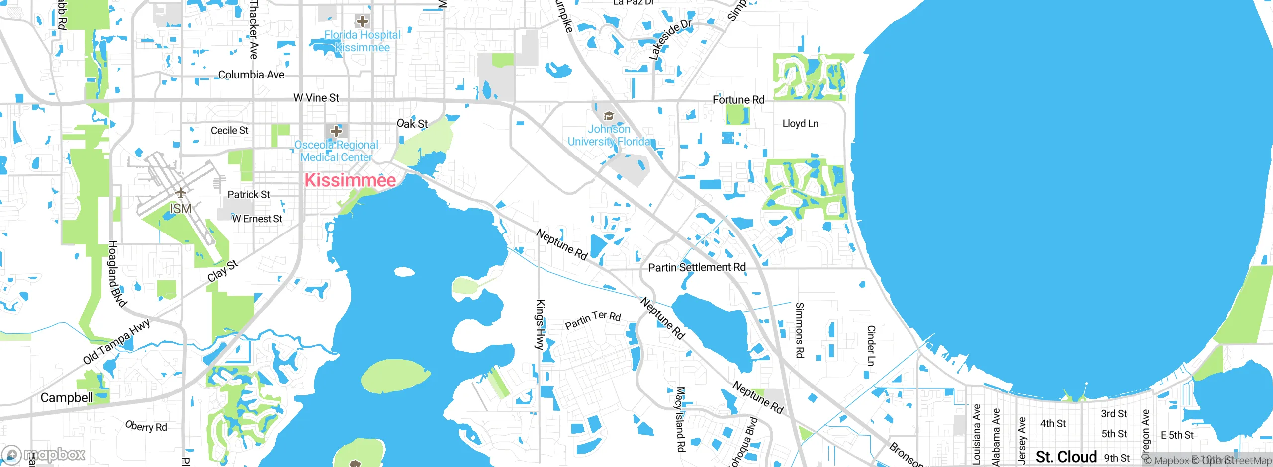 Map showing approximate location