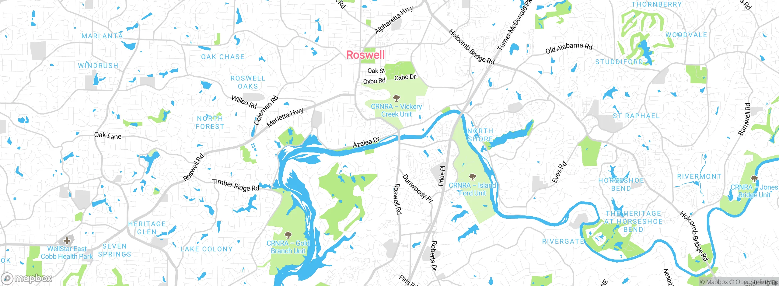 Map showing approximate location