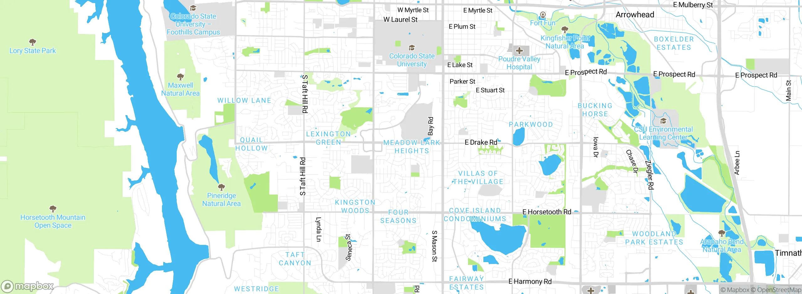 Map showing approximate location