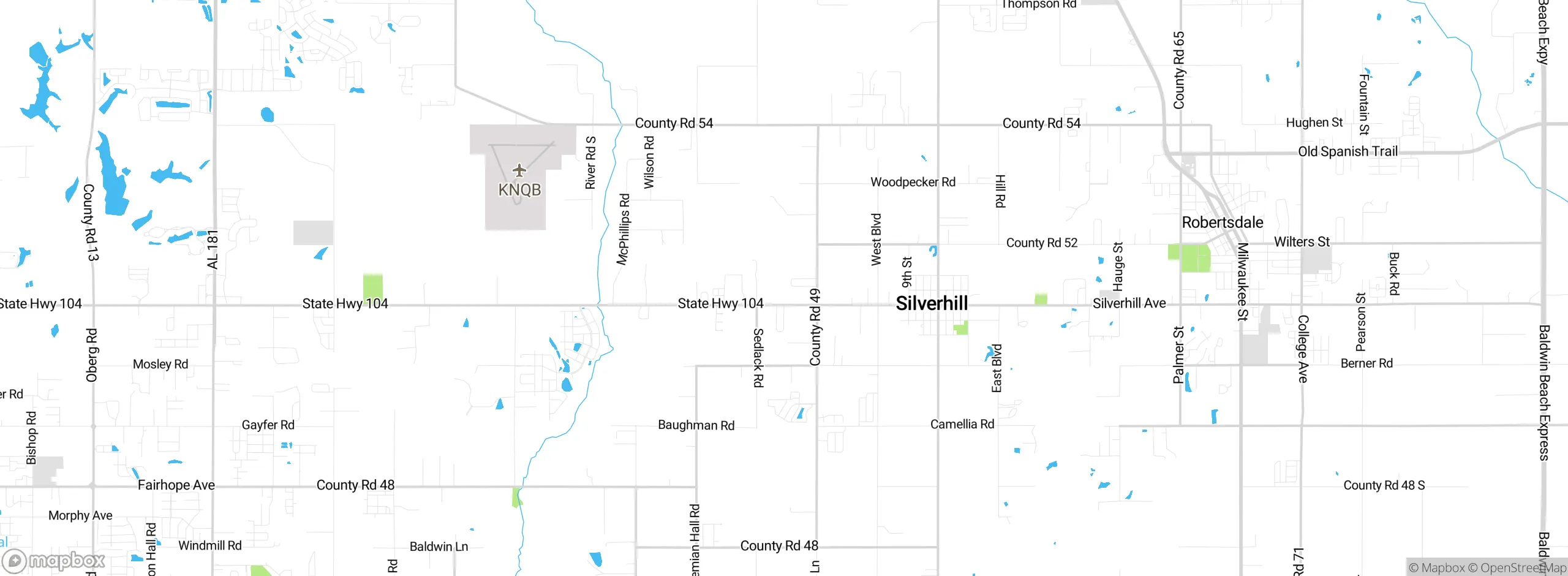 Map showing approximate location