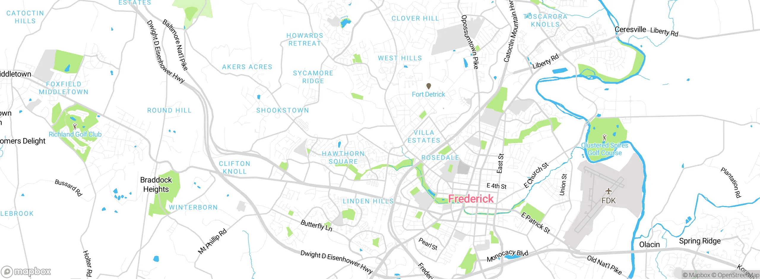Map showing approximate location