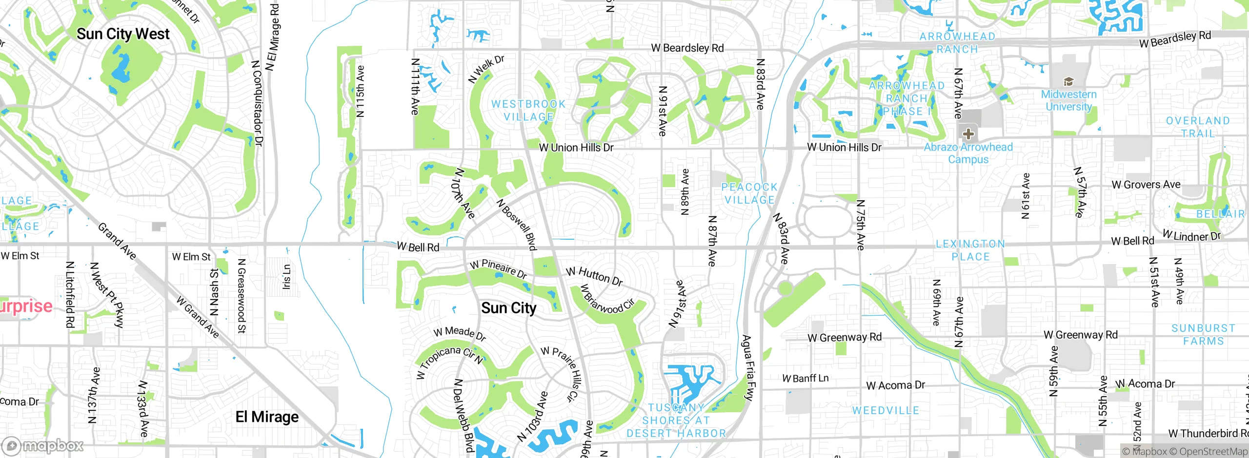 Map showing approximate location