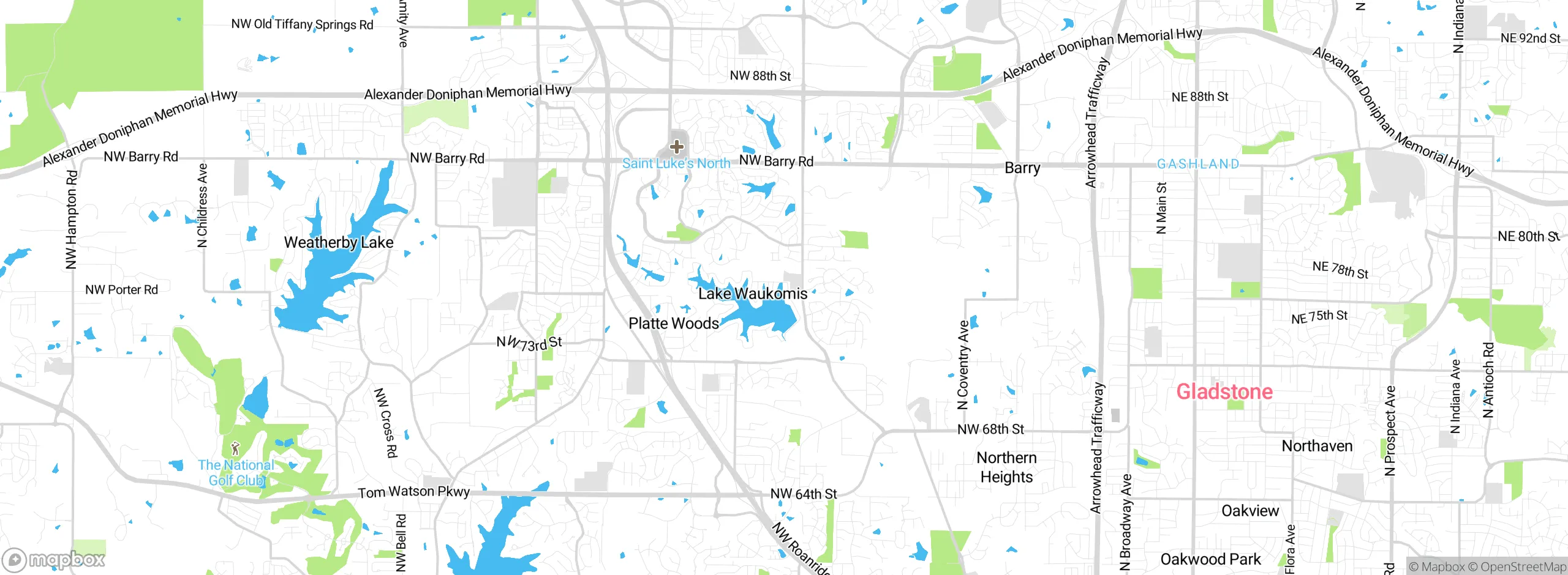 Map showing approximate location