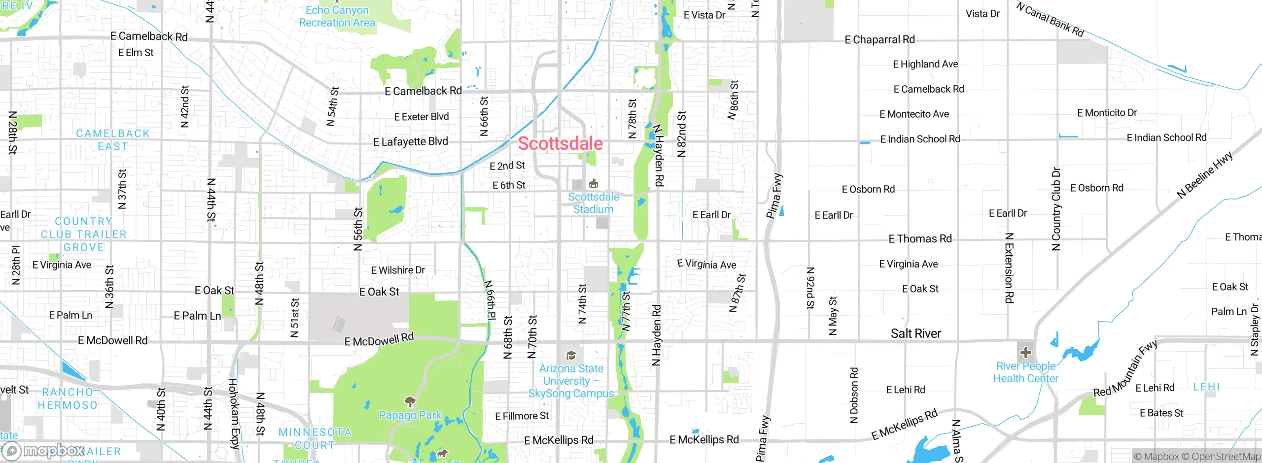 Map showing approximate location
