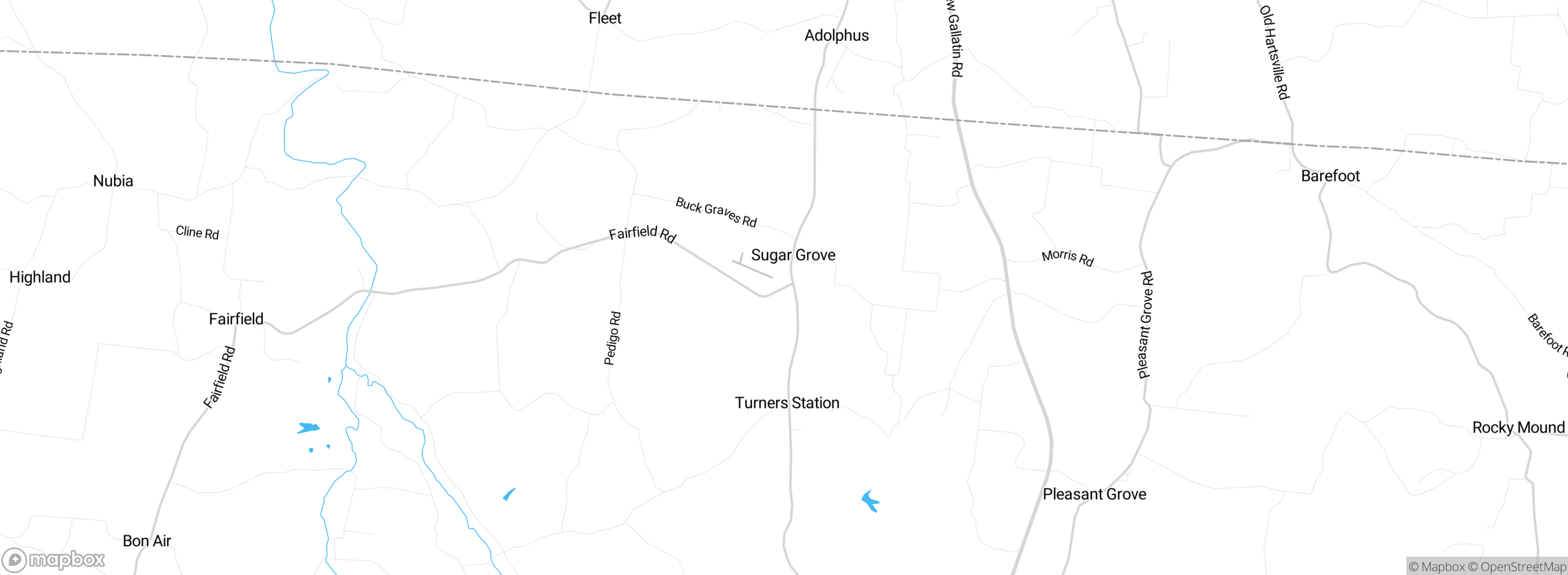 Map showing approximate location