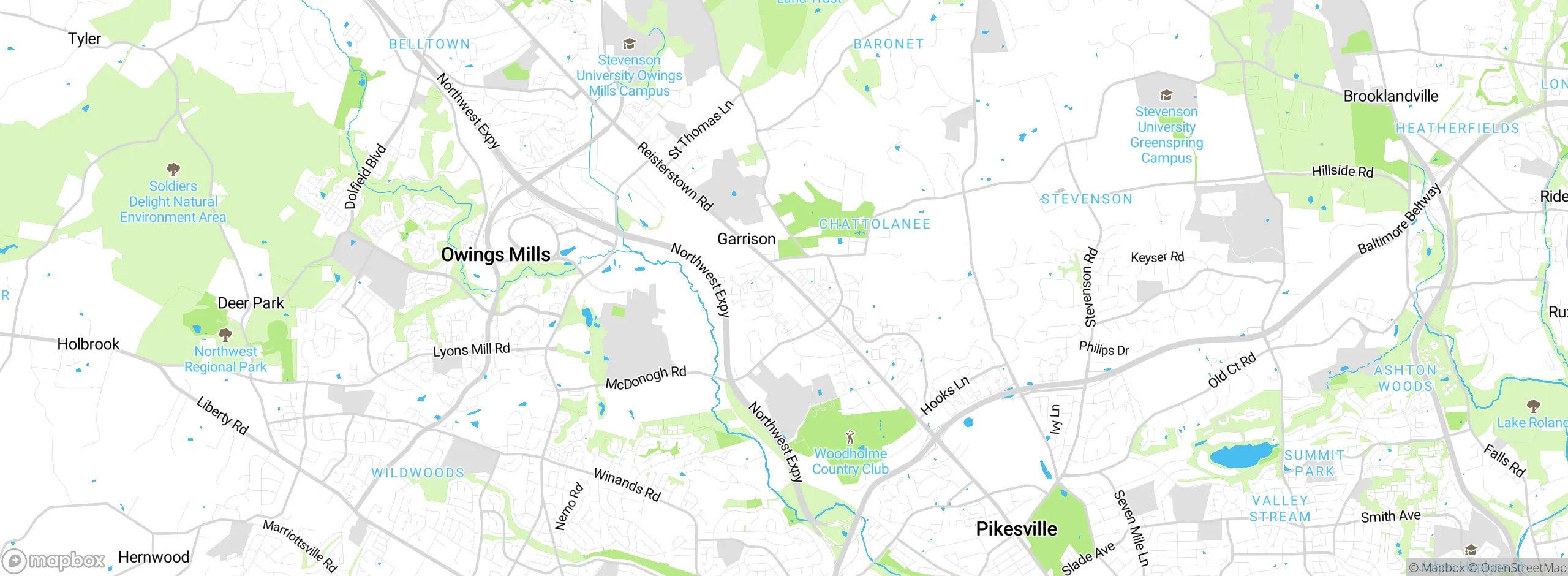 Map showing approximate location